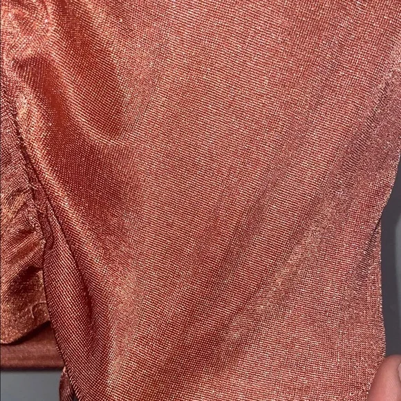 Fashion Nova Copper Crop Top - Picture 4 of 4